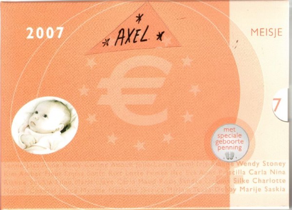 (afbeelding voor) Babyset Nederland 2007 girl BU